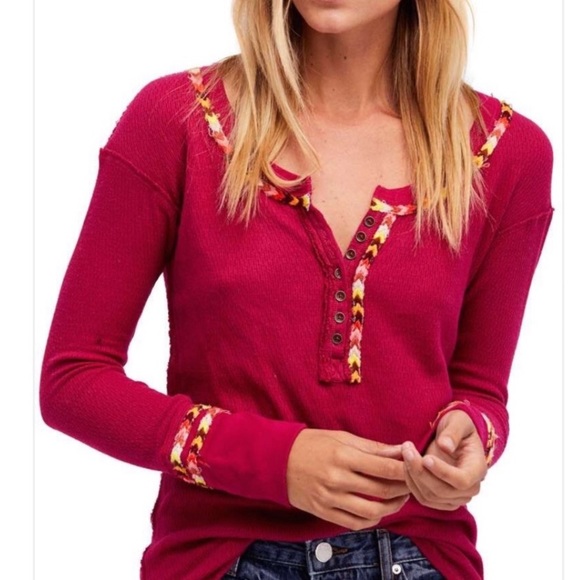 Free People Tops - SOLD ELSEWHERE Free People Rainbow Thermal